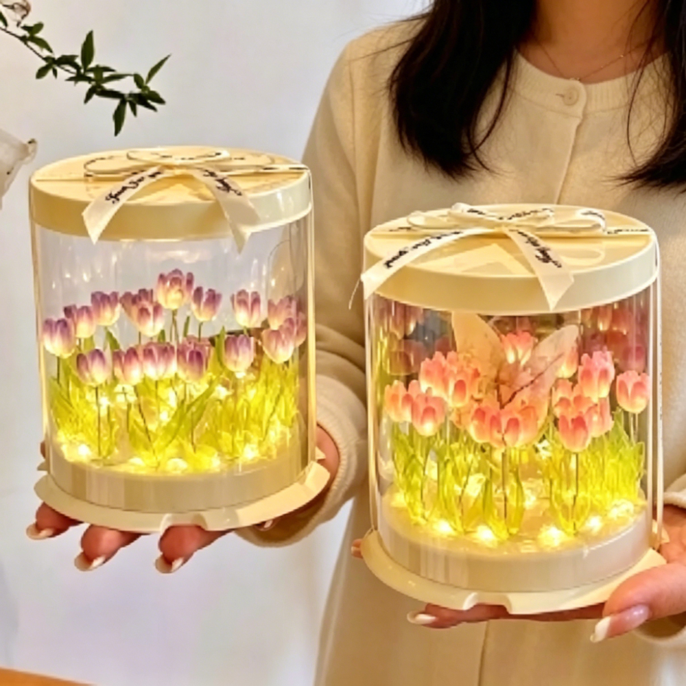 Decor Lighting Lamps - Tulip Lamp DIY Handmade Material Package,Simulation