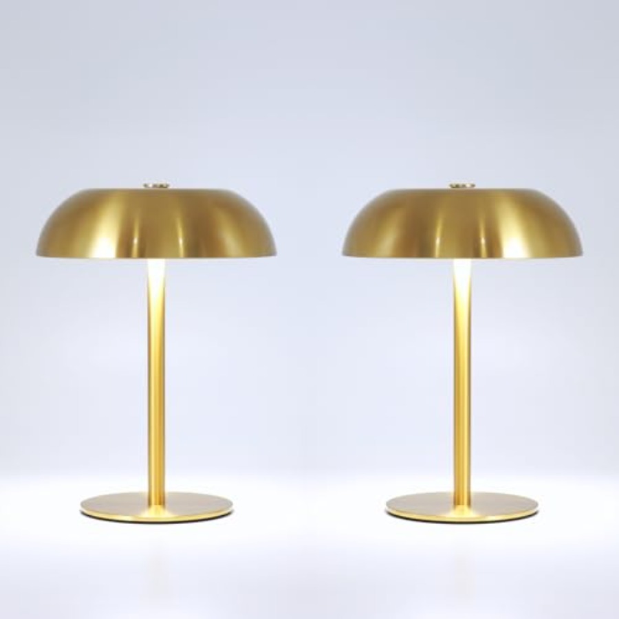 Mushroom Table Lamp - 2 Pack Cordl Mushroom Table Lamp