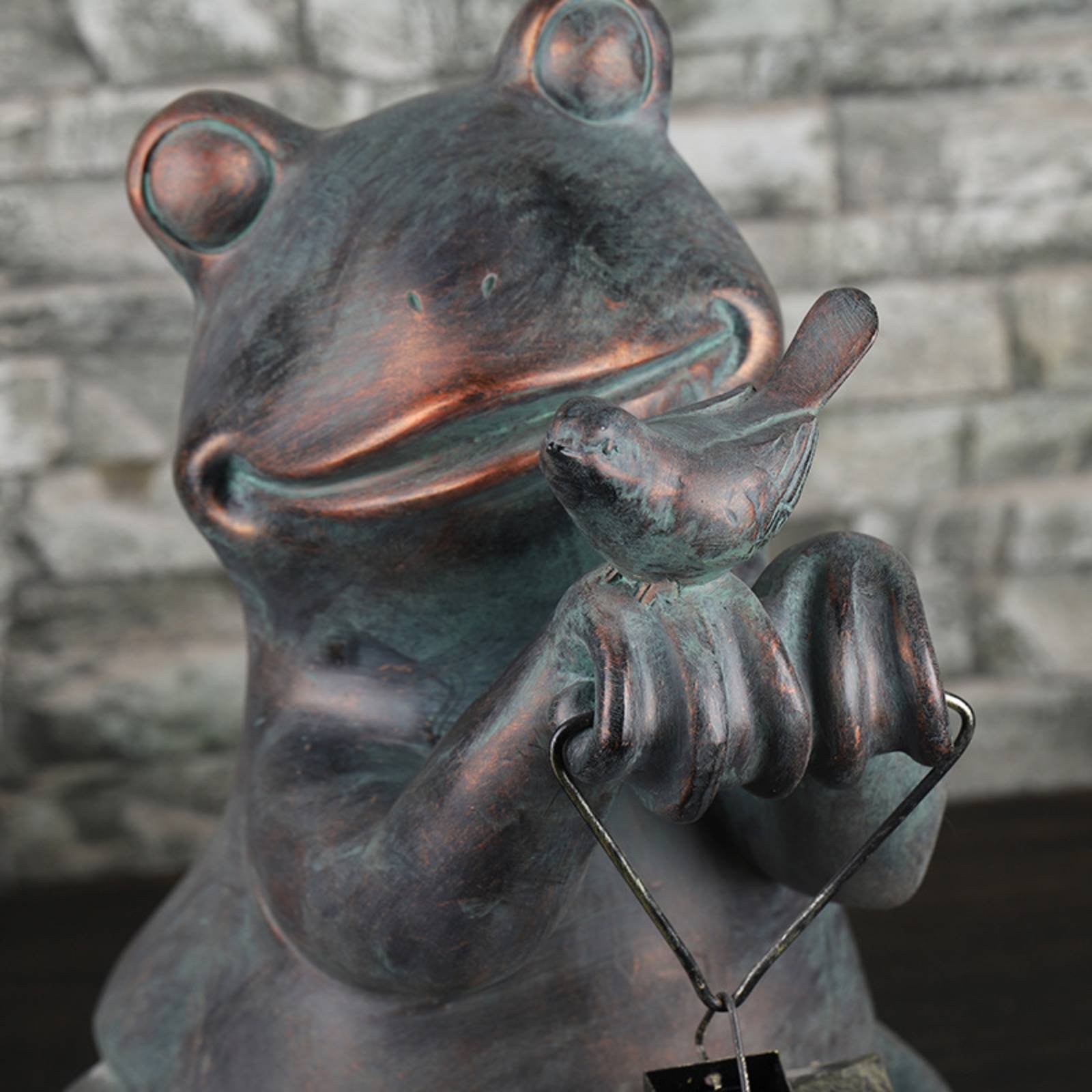 Lighting Design Decor - Frog Solar Garden Light Hand-Painted Frog