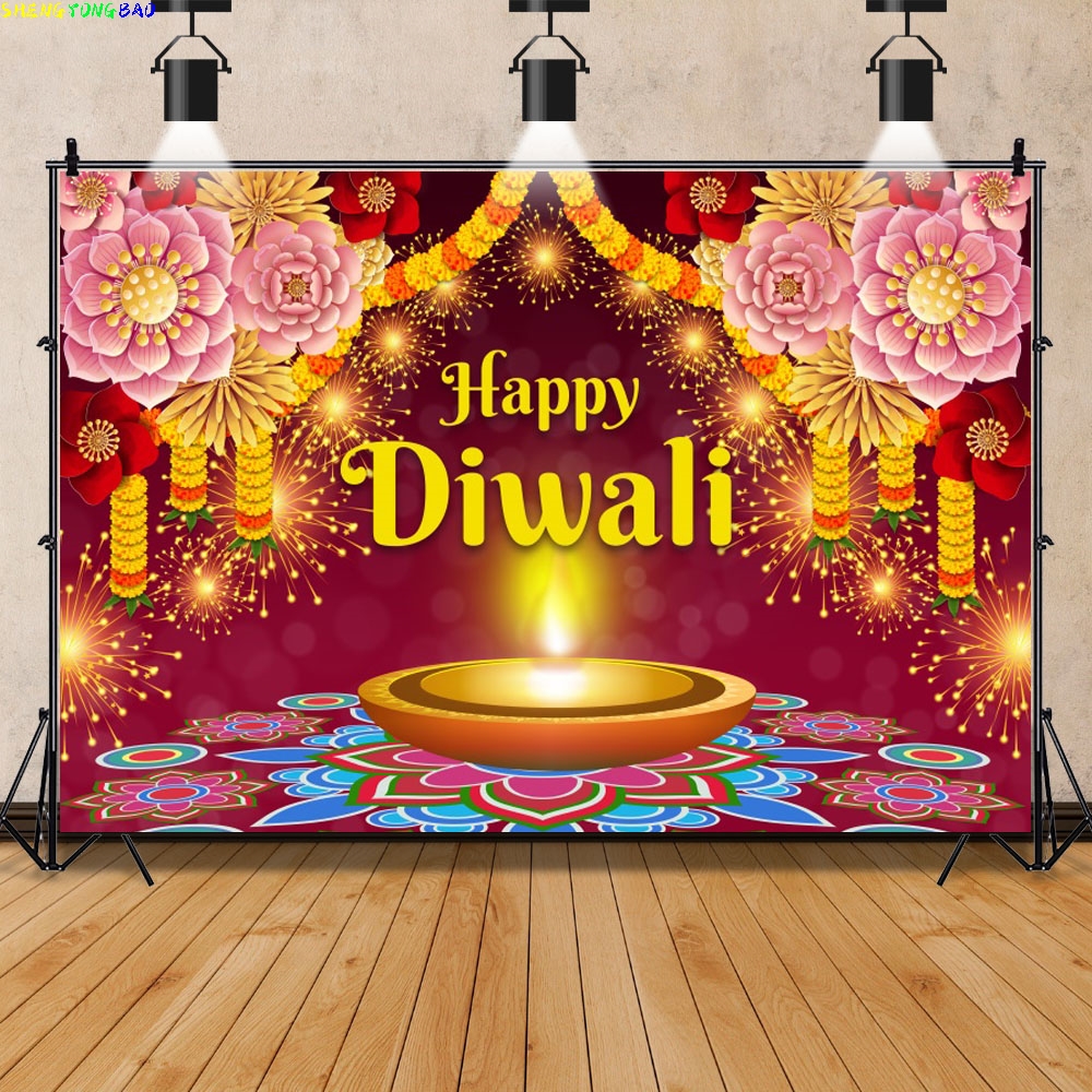 Decor Lighting India - Happy Diwali Backdrop India Festival of