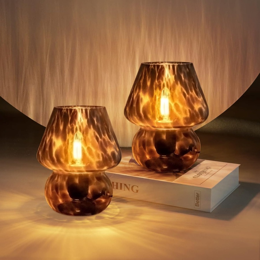 Mushroom Table Lamp - Mushroom Lamp Small Vintage Table Lamp