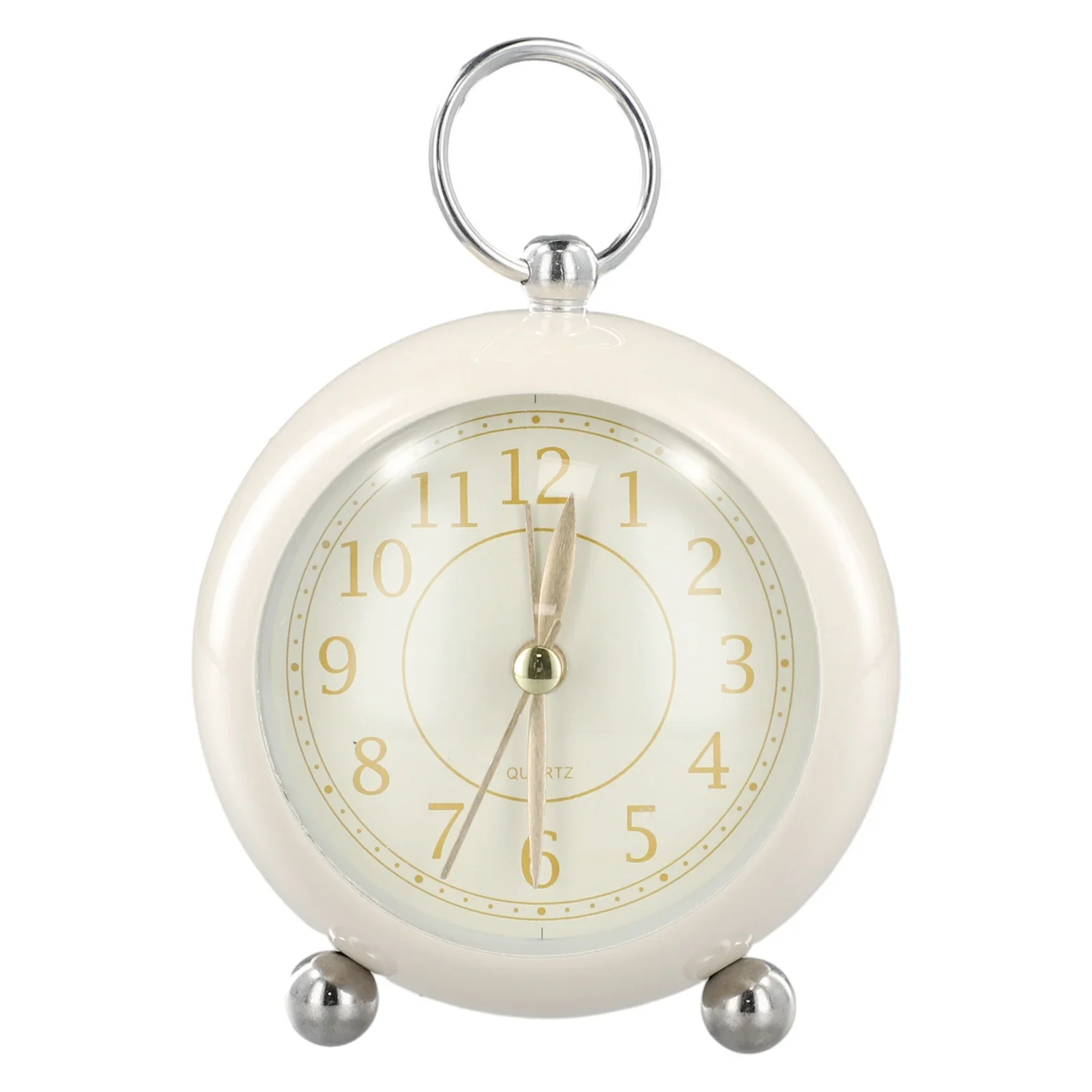 Decor Lighting Hours - Silent Vintage Alarm Clock Round Small