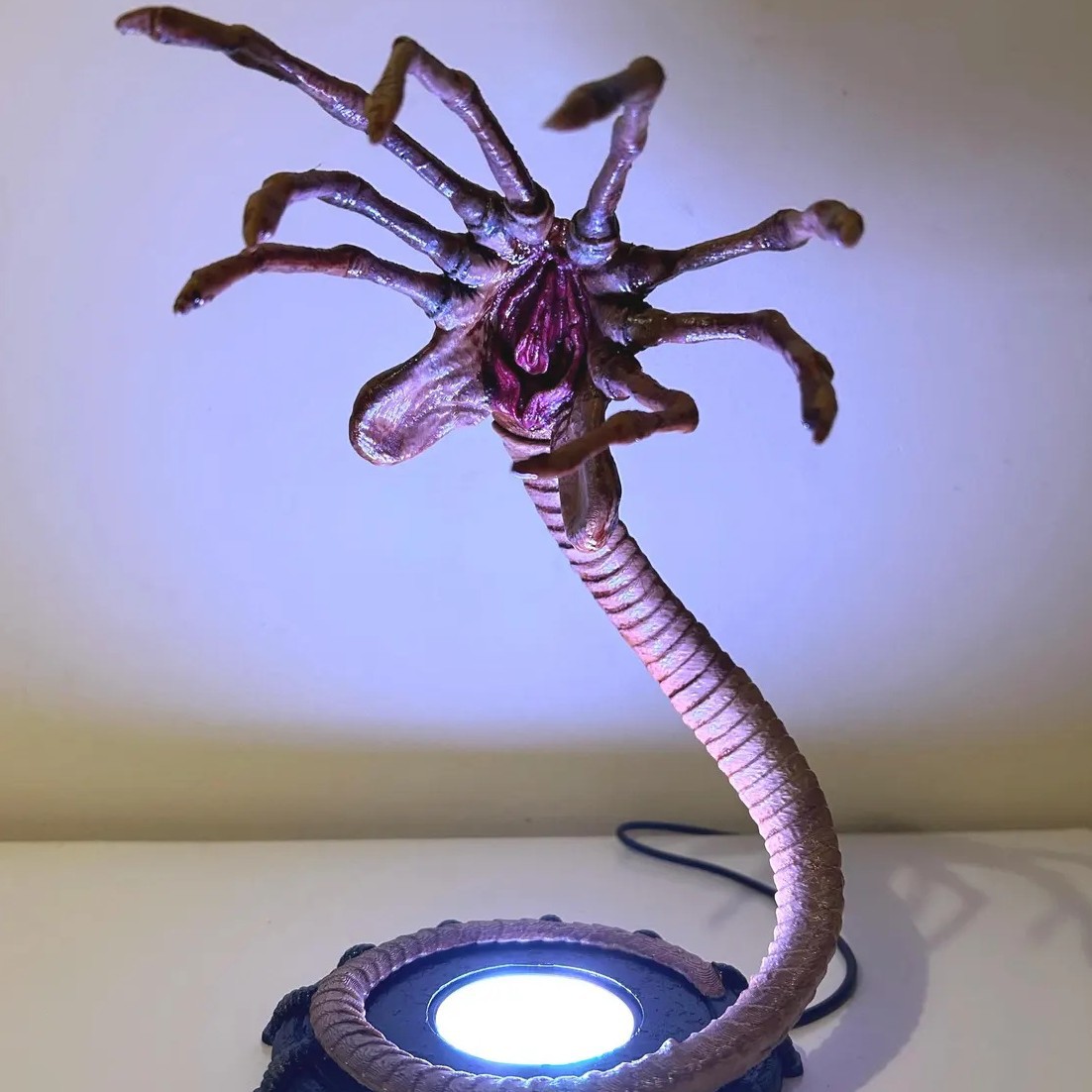 Decor Lighting Lamps - Alien Facehugger Lamp Nightlight, Flashing Halloween