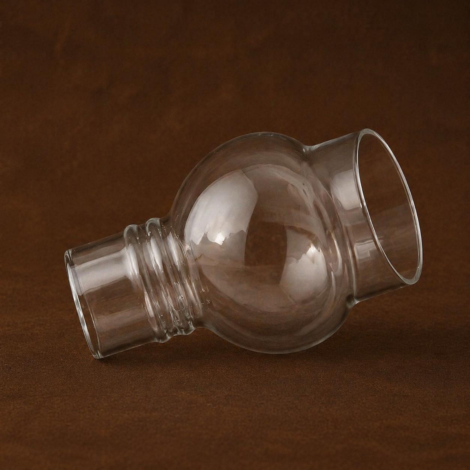 Vintage Lighting Decor - 38-Hole Four-Prong Lamp Shade Transparent Vintage