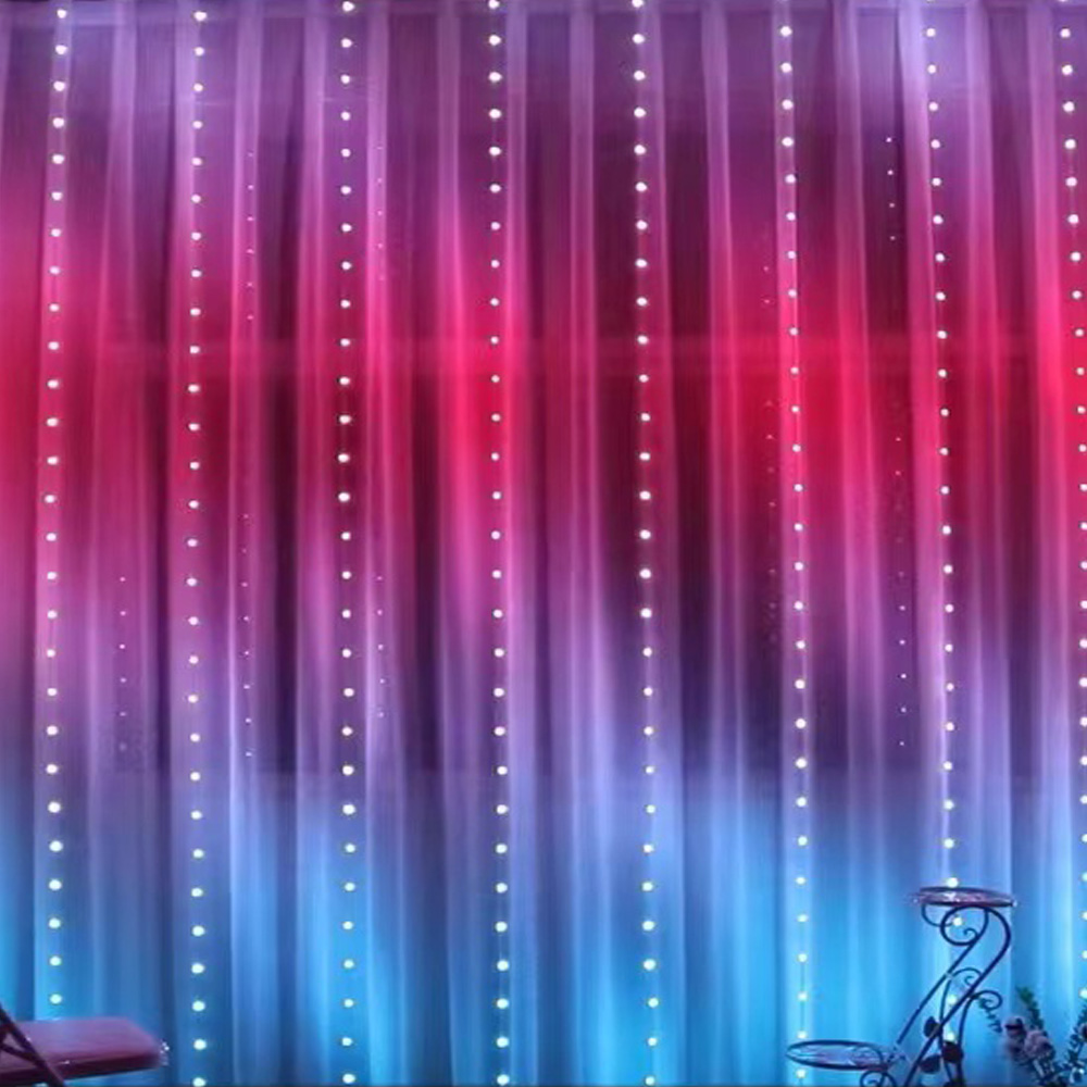 Decor Lighting Lamps - 3M RGB Smart LED Curtain Lights