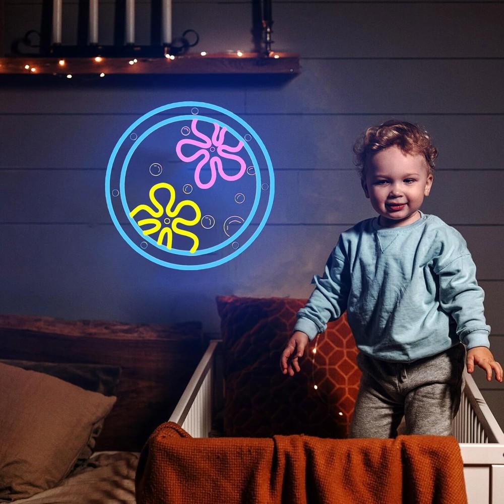 Anemone Neon Sign LED USB Dimm - огляд і ціна Bathroom Lighting Decor Ideas