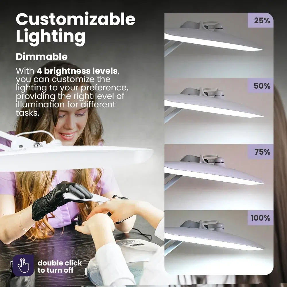 24W LED Desk Lamp with Clam 19 - огляд і ціна Office Lighting Decor