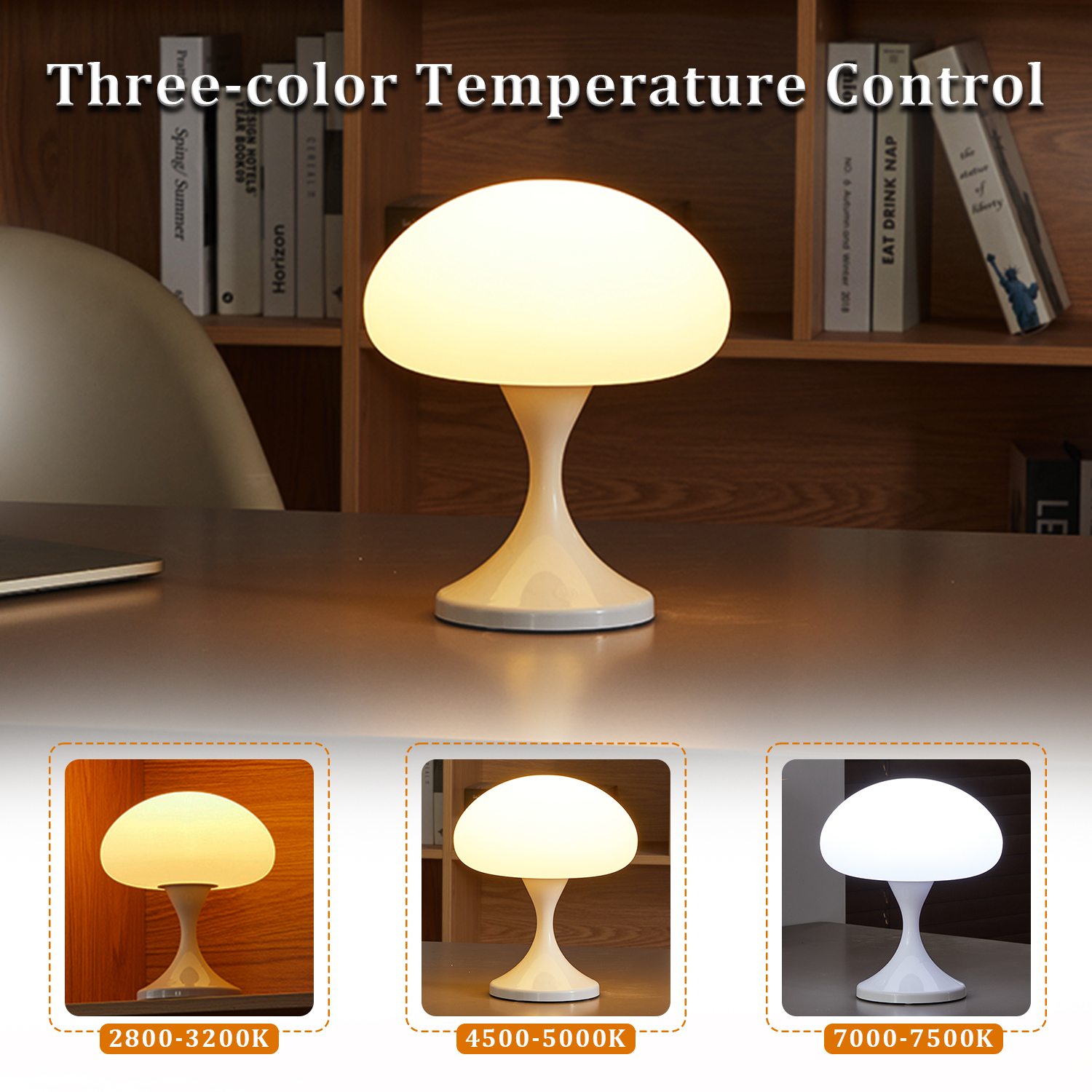 USB Rechargeable Mushroom Lamp - огляд і ціна Mushroom Table Lamp