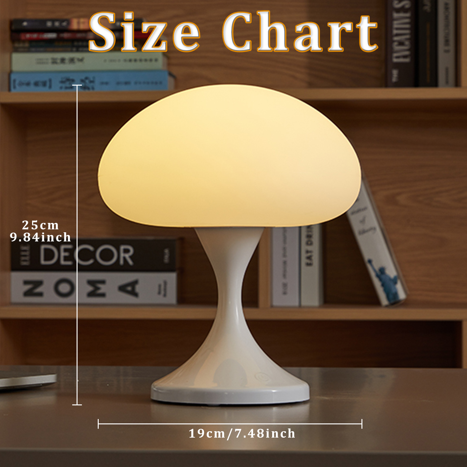 USB Rechargeable Mushroom Lamp - огляд і ціна Mushroom Table Lamp