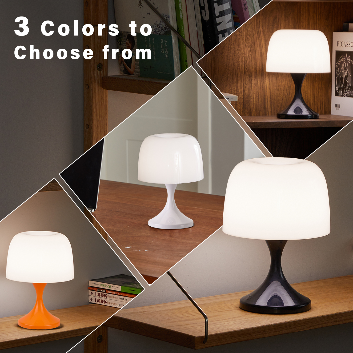 USB Rechargeable Mushroom Lamp - огляд і ціна Mushroom Table Lamp