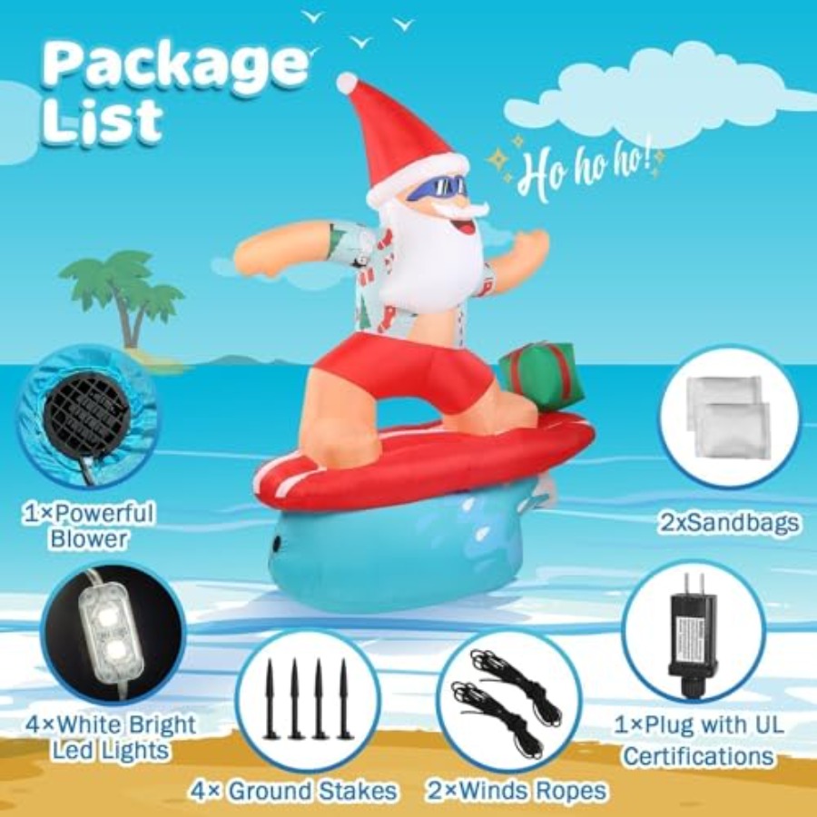 Outdoor Christmas inflatable S - огляд і ціна Lighting Design Decor
