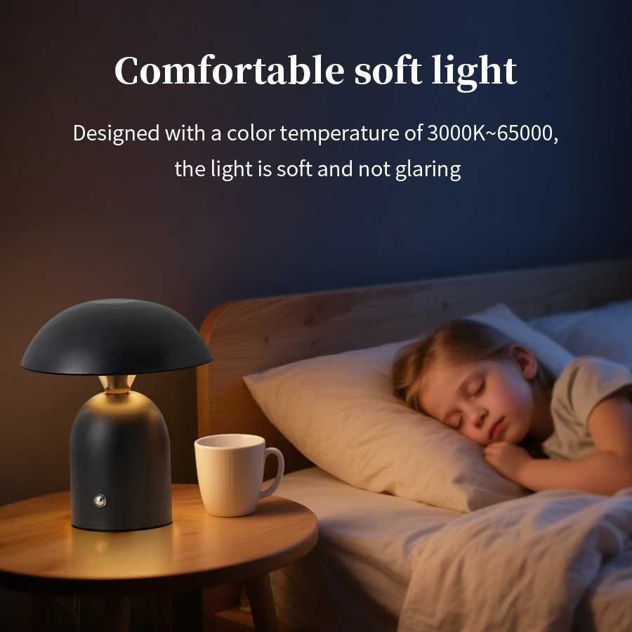 Classic Mushroom LED Desk Lamp - огляд і ціна Mushroom Table Lamp