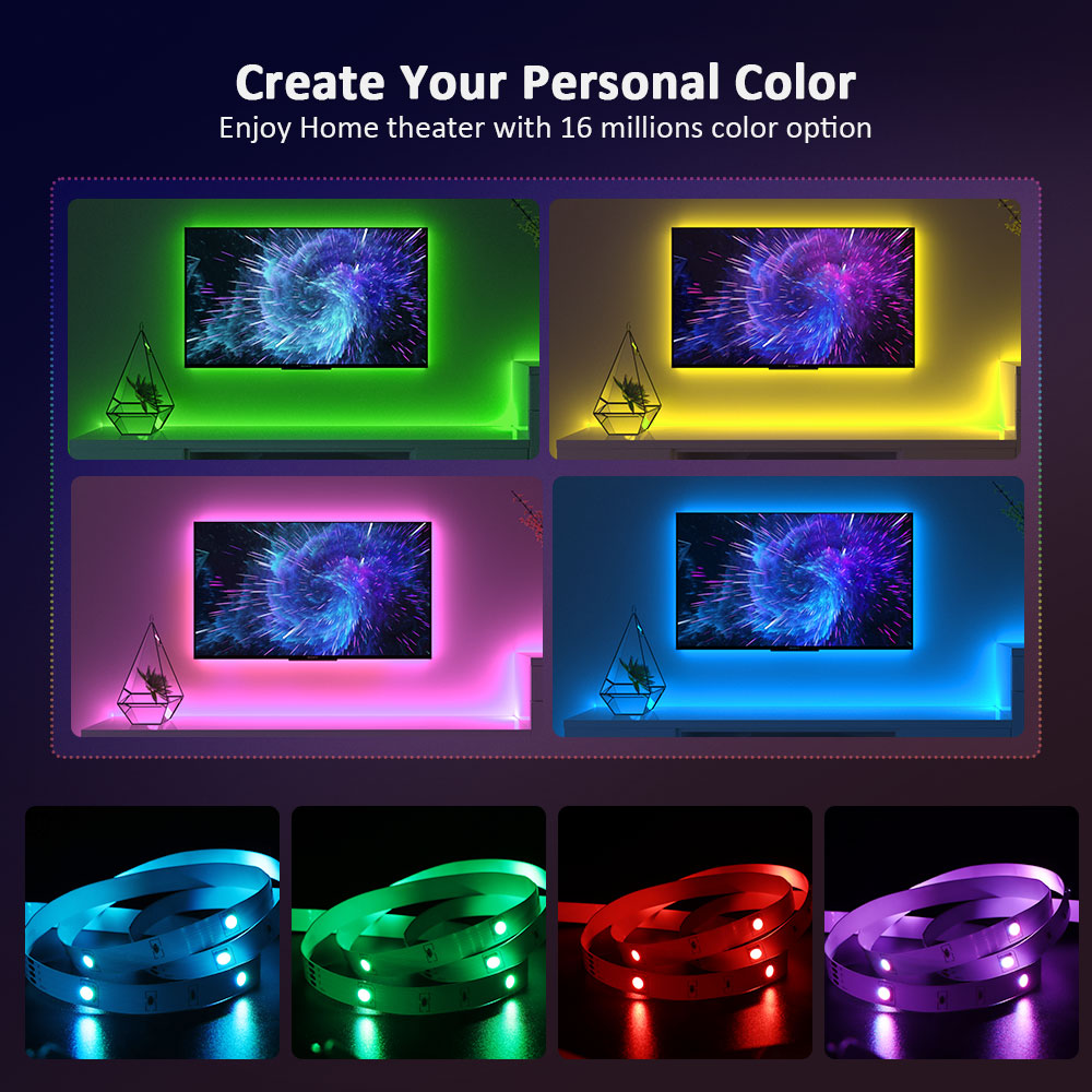 40M 5V USB RGB Led Strip TV Ba - огляд і ціна Decor Lighting Hours
