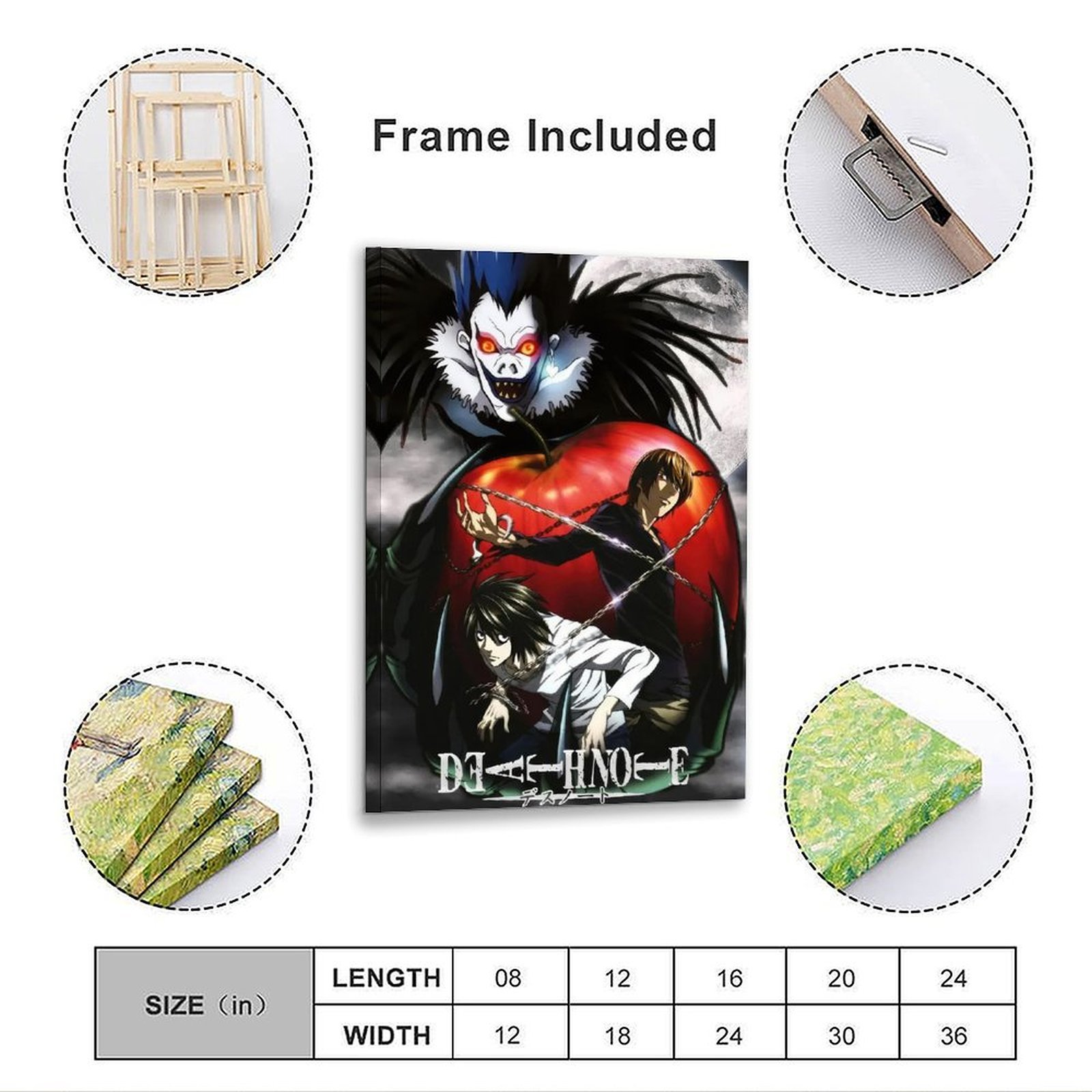Death Note Anime Poster Ryuk L - огляд і ціна Bathroom Lighting Decor Ideas
