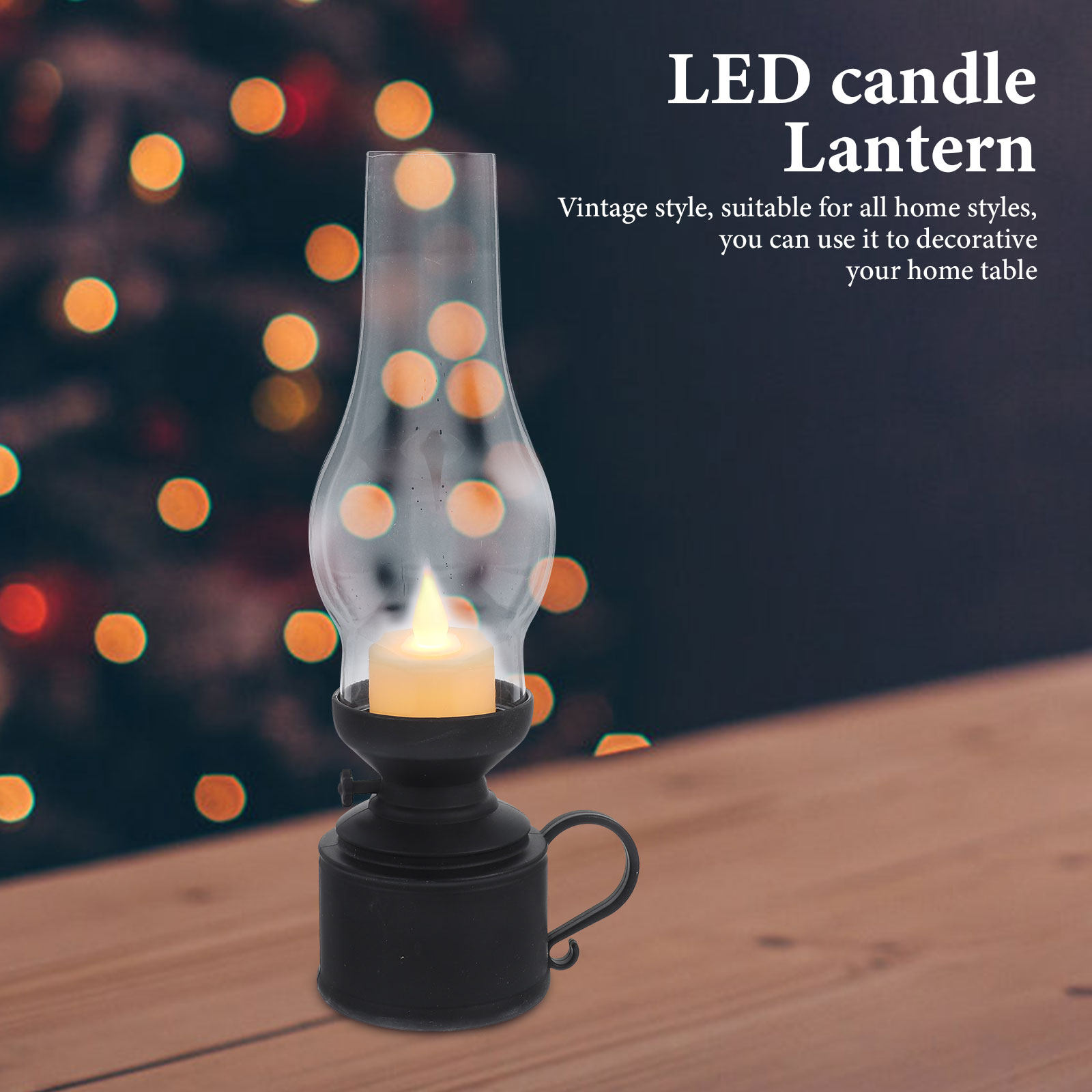 Vintage Style LED Lantern Ligh - огляд і ціна Vintage Lighting Decor