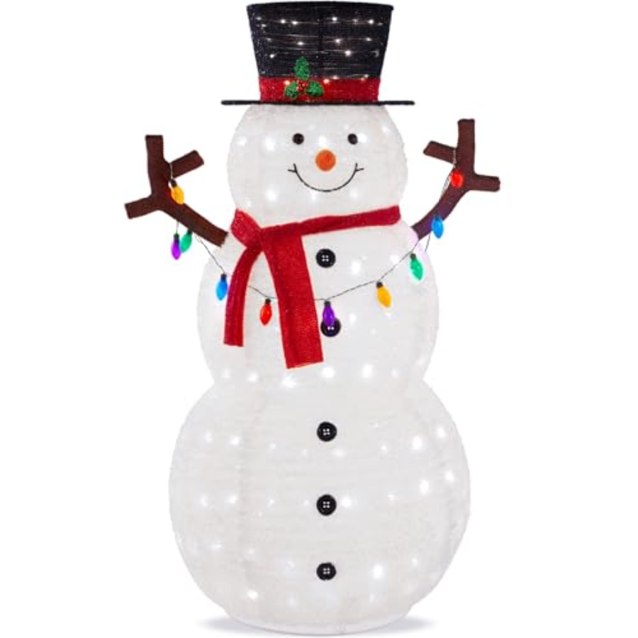 Outdoor Christmas snowman deco - огляд і ціна Lighting Design Decor
