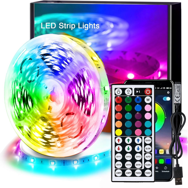 DC 5V USB LED Strip Lights APP - огляд і ціна Decor Lighting Lamps