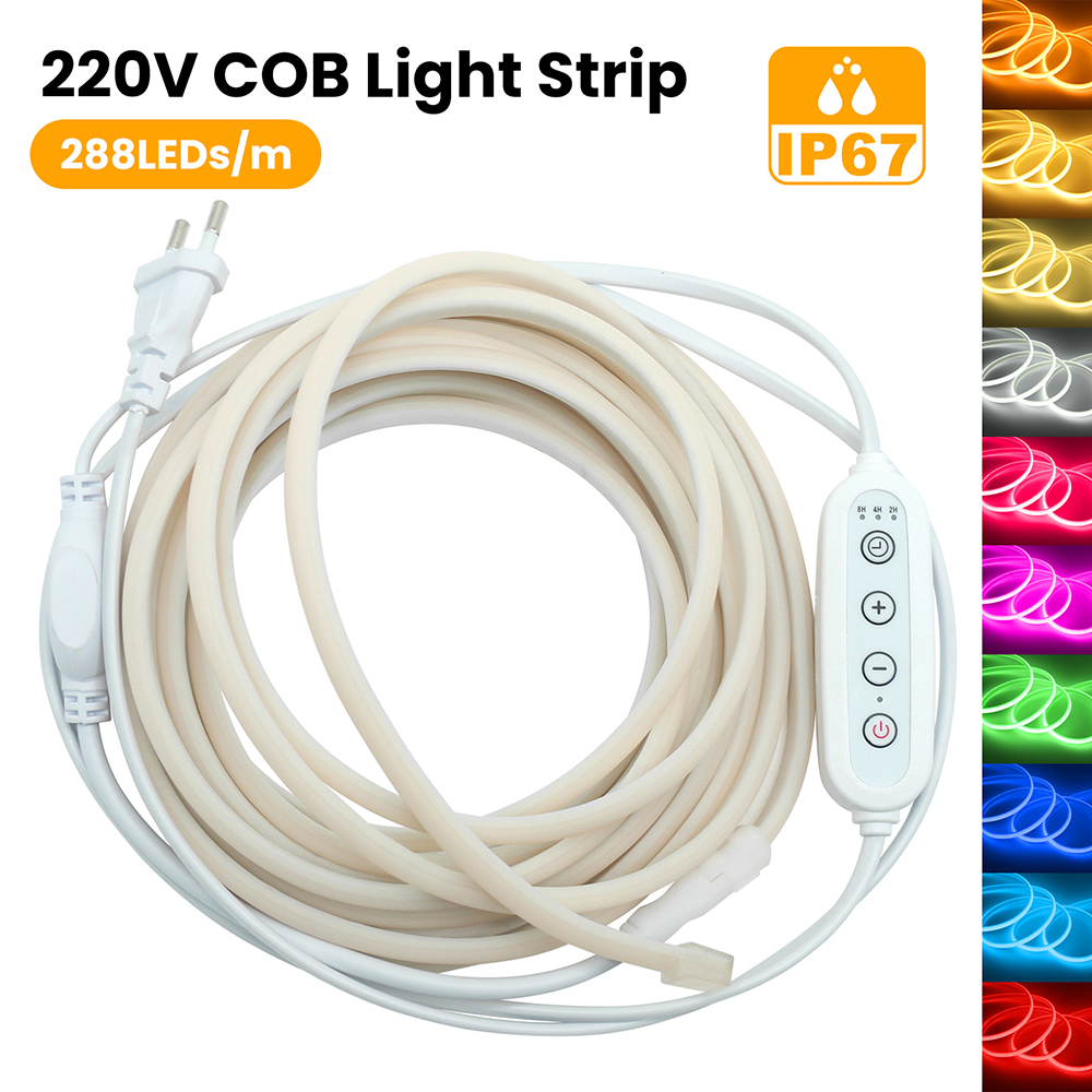10 Colors Dimmable 220V COB LE - огляд і ціна Decor Lighting Hours