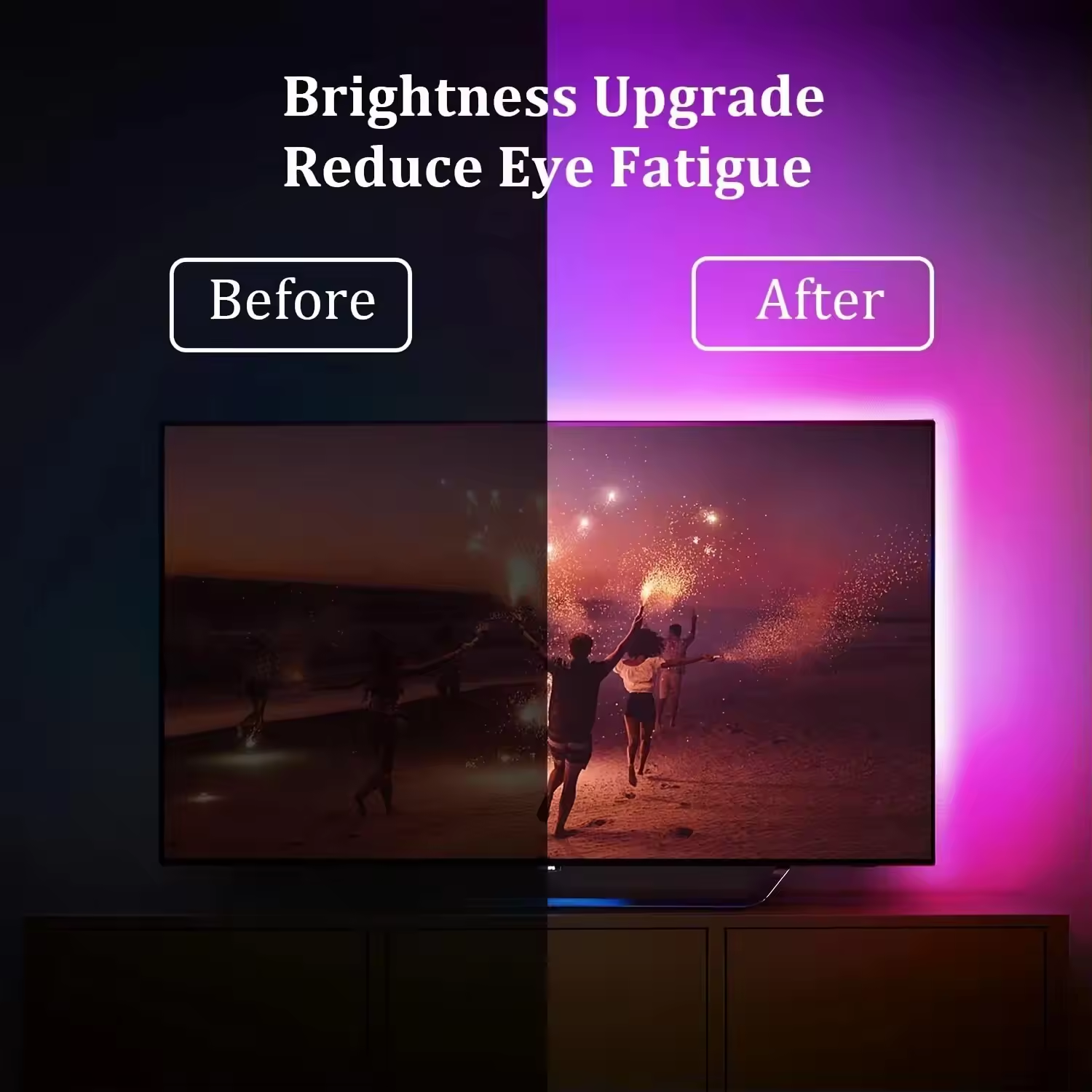 Led Lights for TV 3 Key Contro - огляд і ціна Decor Lighting Hours