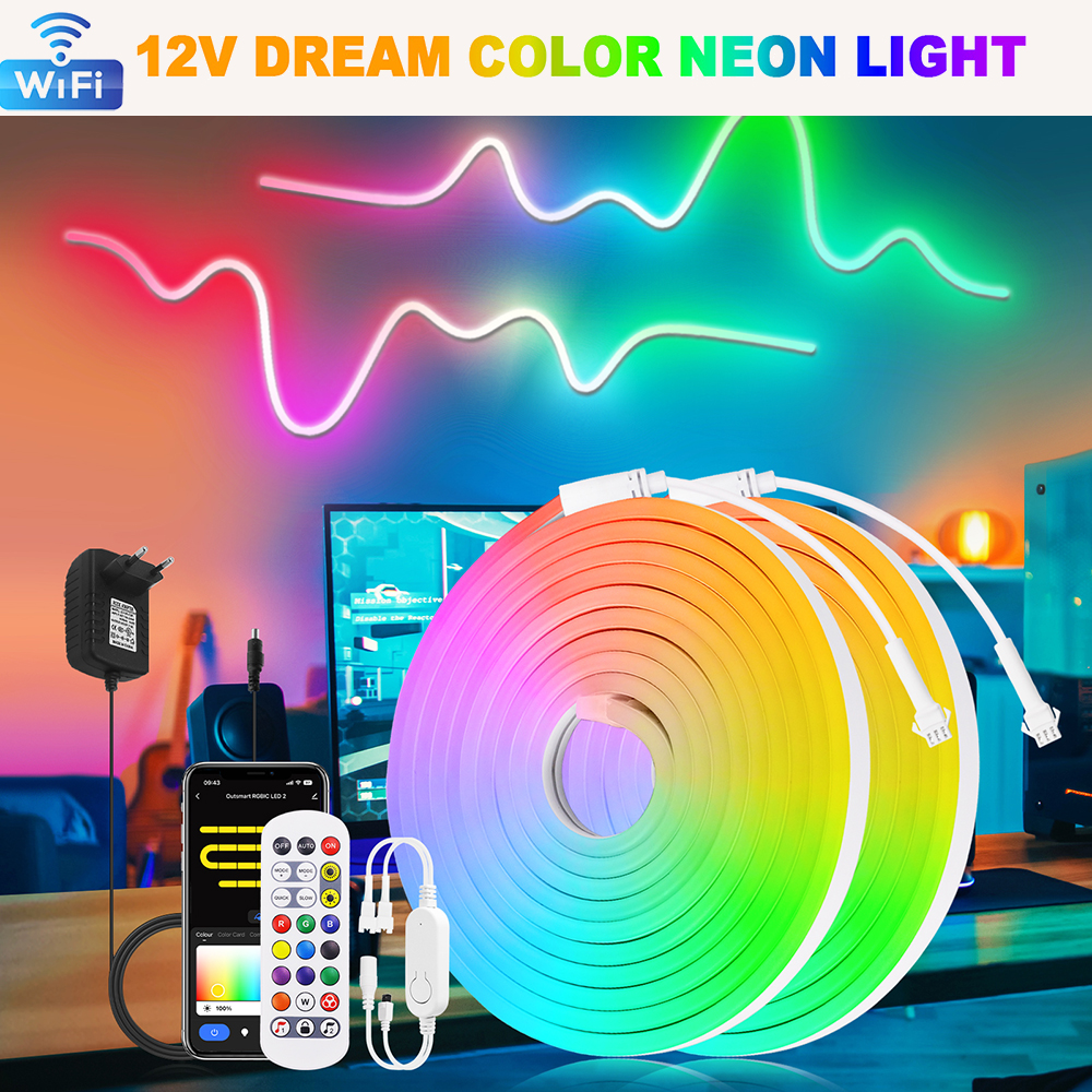 WiFi Smart RGB Neon LED Strip  - огляд і ціна Decor Lighting Hours