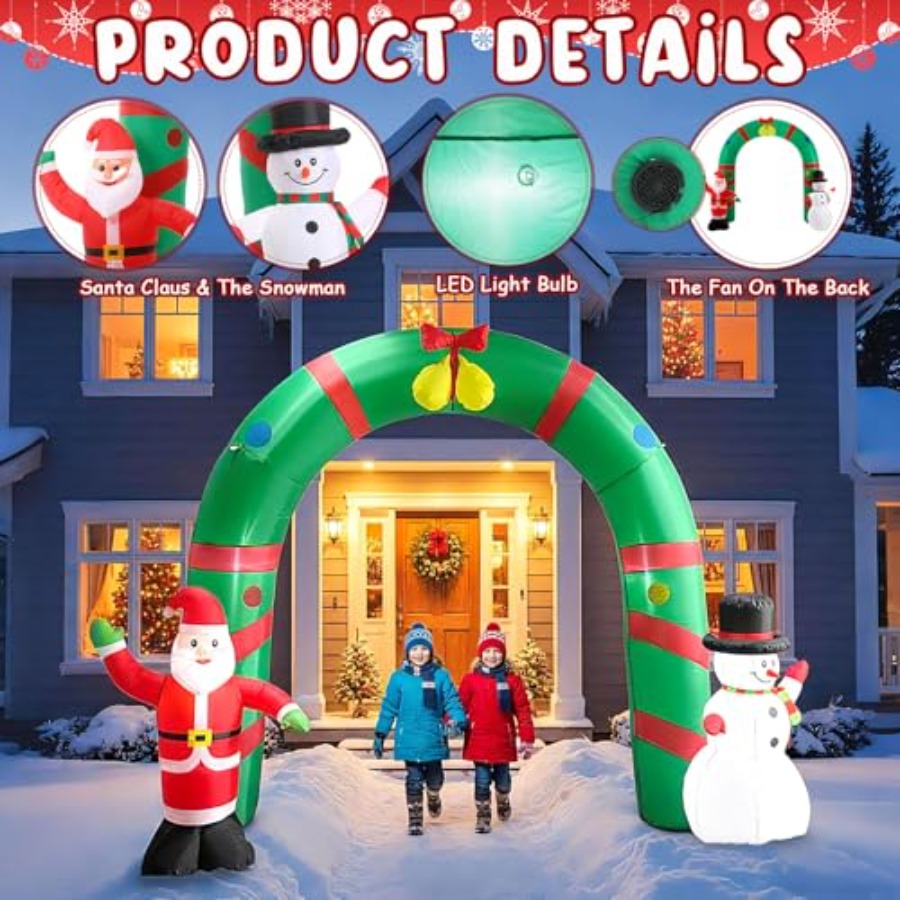 Outdoor 8ft inflatable archway - огляд і ціна Lighting Design Decor