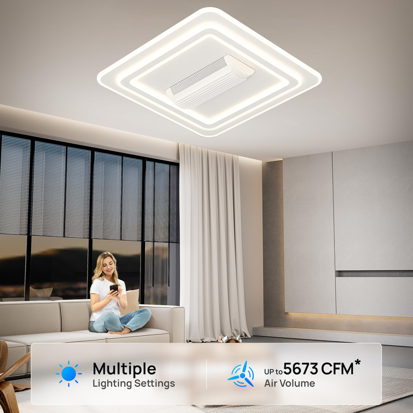 Modern Ceiling Fan with Light  - огляд і ціна Decor Lighting Ceiling Fans