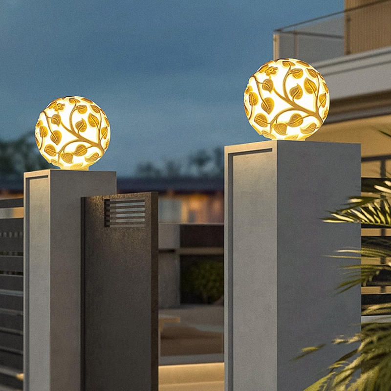 Outdoor column lights solar LE - огляд і ціна Decor Lighting Lamps