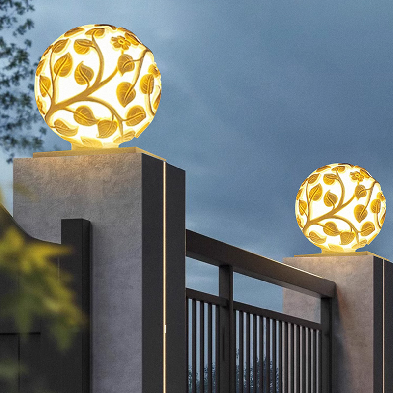 Outdoor column lights solar LE - огляд і ціна Decor Lighting Lamps