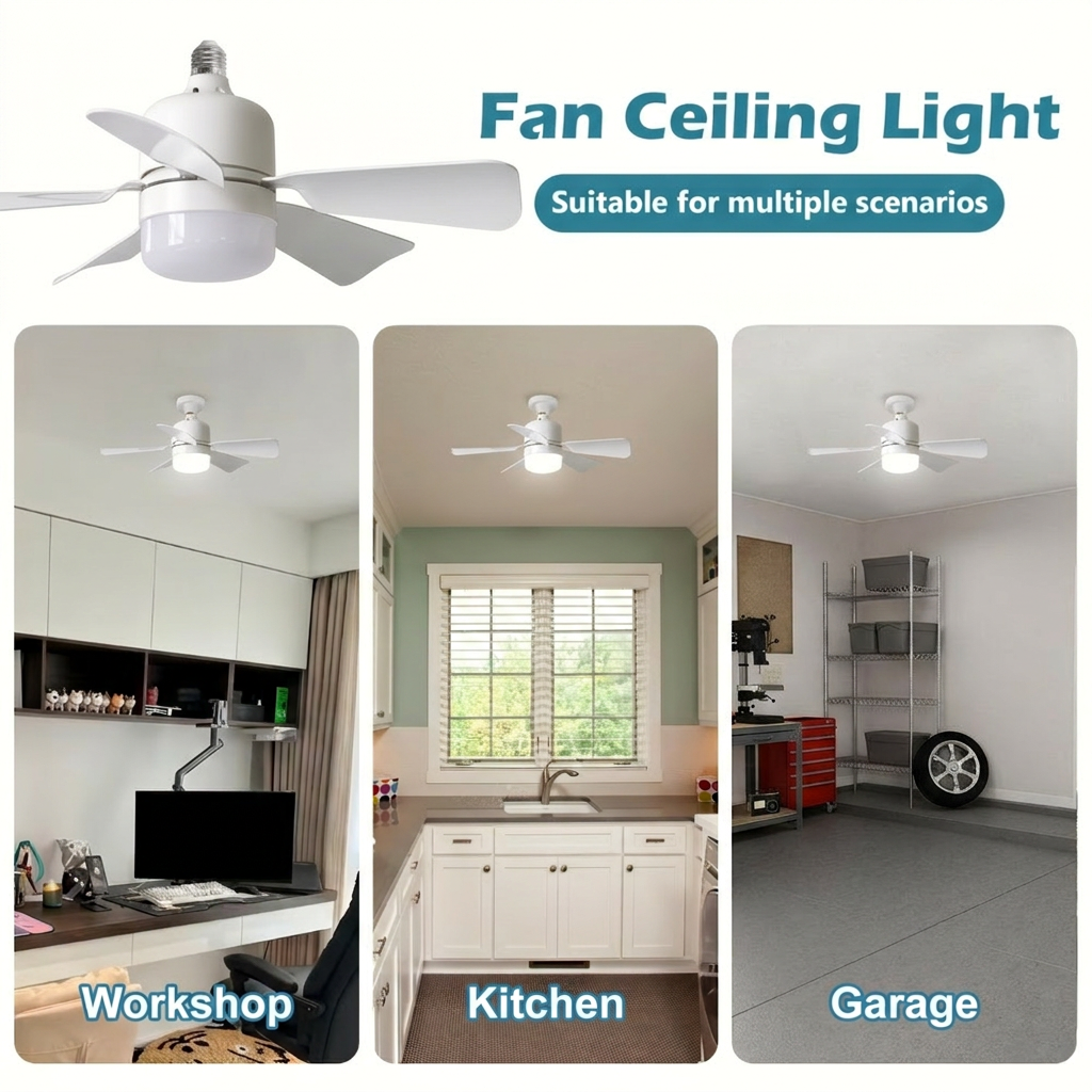 1/2PCS LED Ceiling Fan Lights  - огляд і ціна Decor Lighting Ceiling Fans