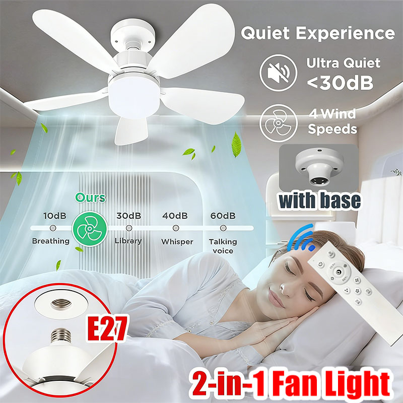 E27 Screw Ceiling Fan Light wi - огляд і ціна Decor Lighting Ceiling Fans