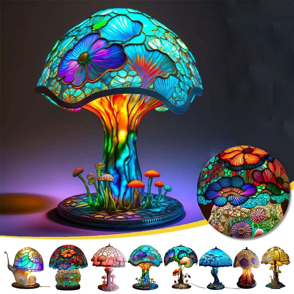 Vintage Aesthetic Design Table - огляд і ціна Mushroom Table Lamp