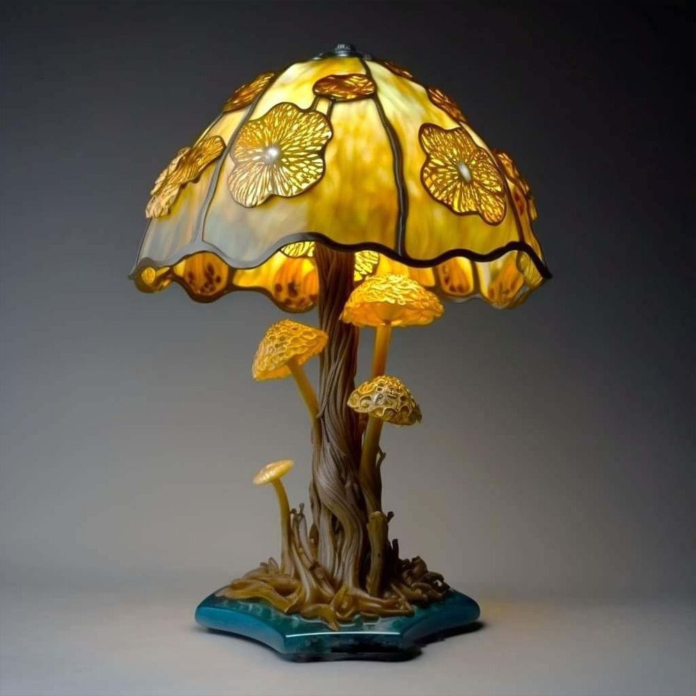 Vintage Aesthetic Design Table - огляд і ціна Mushroom Table Lamp