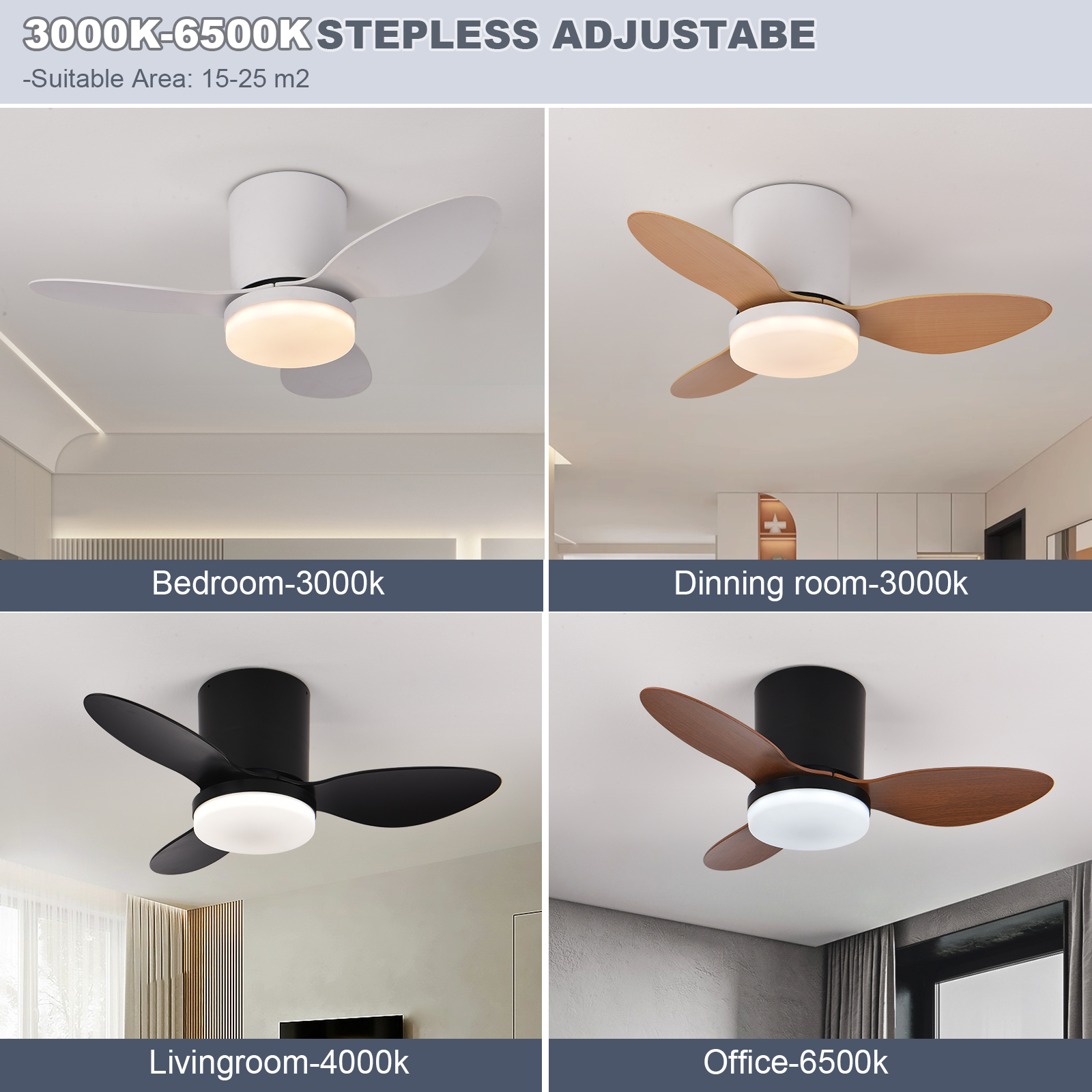 Modern LED Ceiling Fan Light R - огляд і ціна Decor Lighting Ceiling Fans