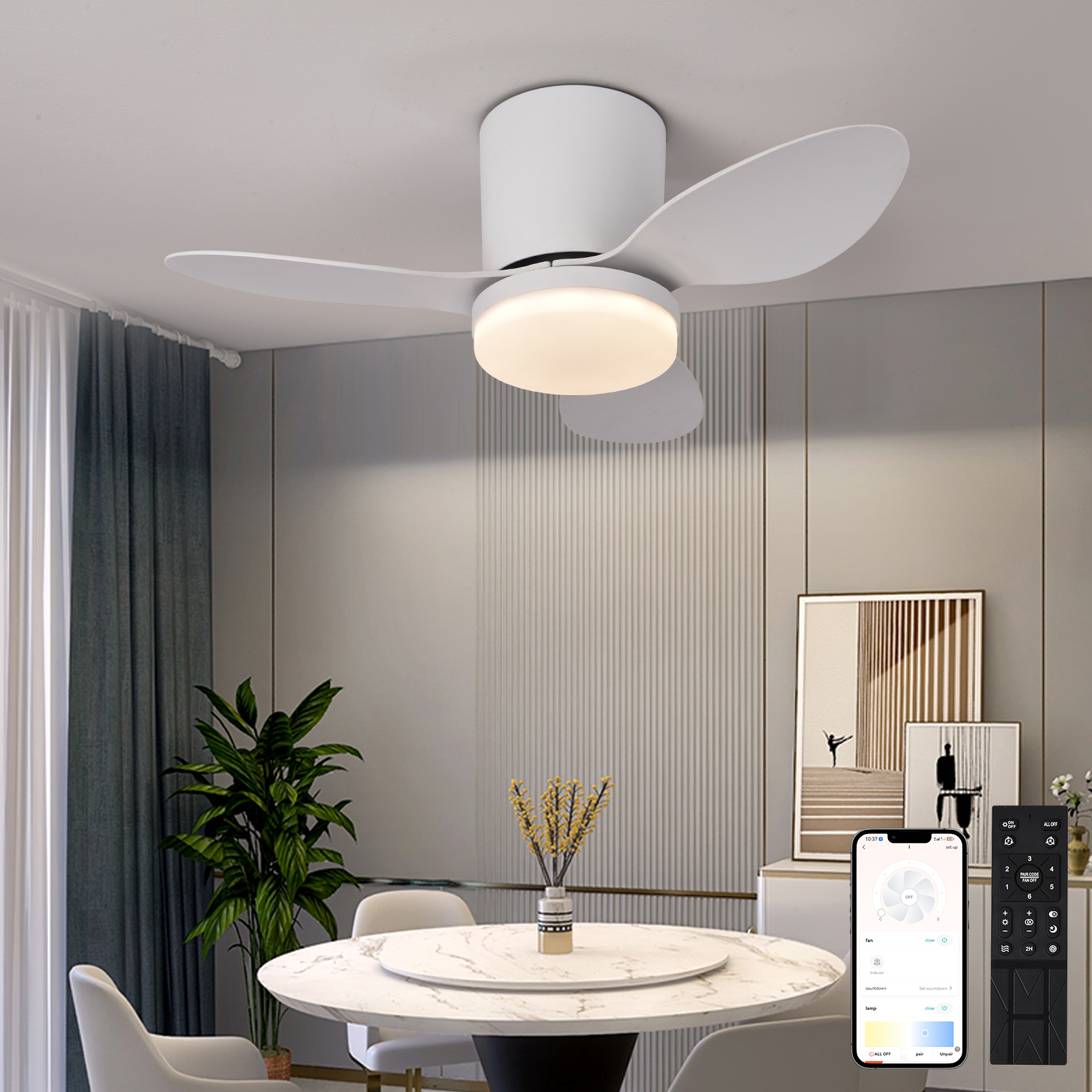 Modern LED Ceiling Fan Light R - огляд і ціна Decor Lighting Ceiling Fans