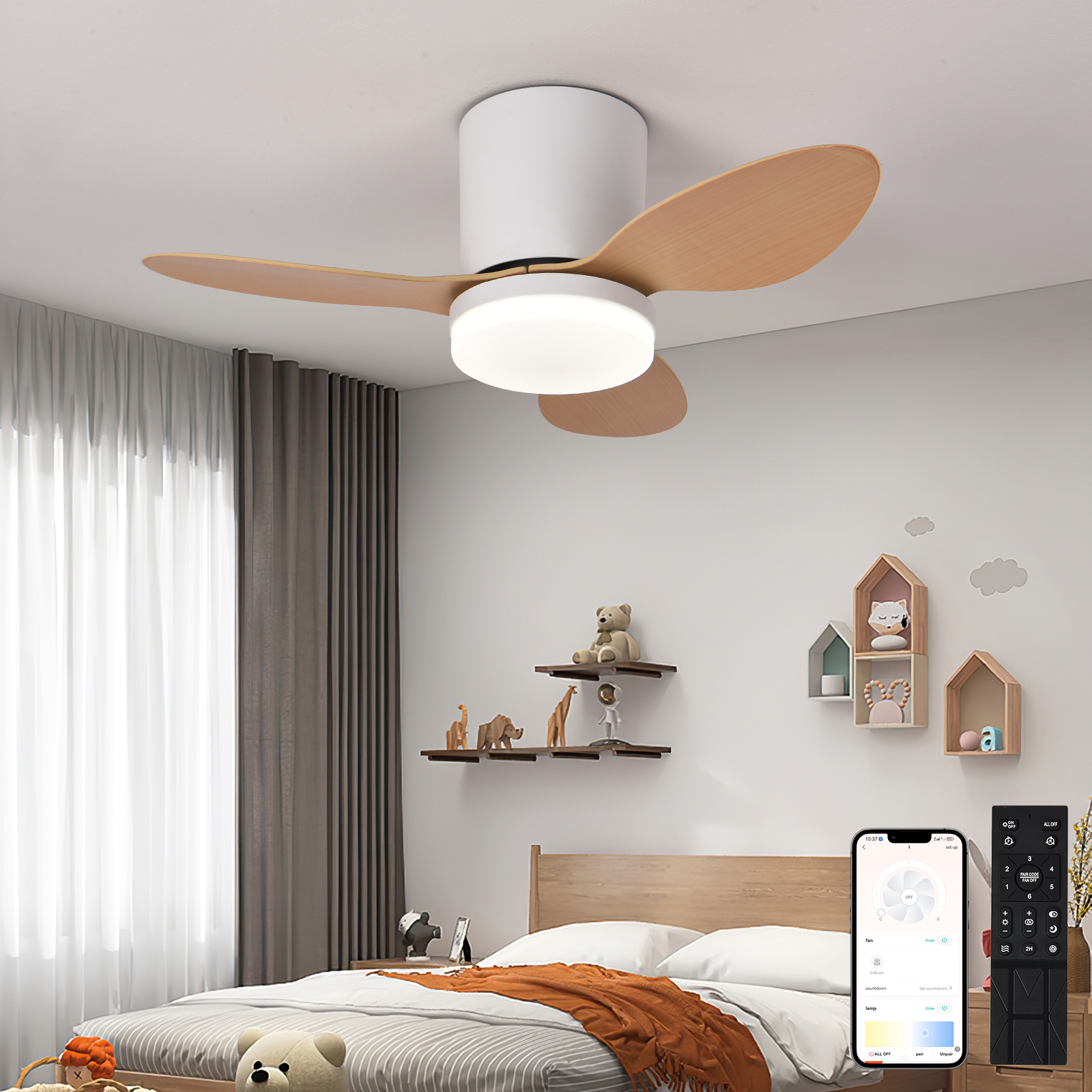 Modern LED Ceiling Fan Light R - огляд і ціна Decor Lighting Ceiling Fans
