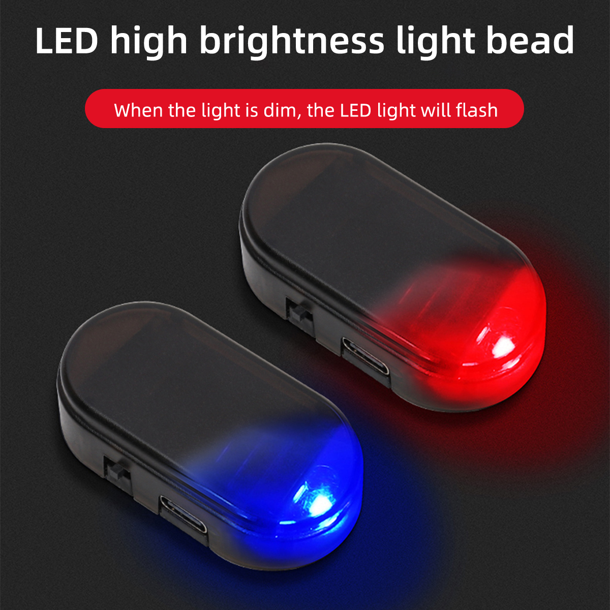 Car Mini LED Solar Warning Lig - огляд і ціна Lighting Interior Decor