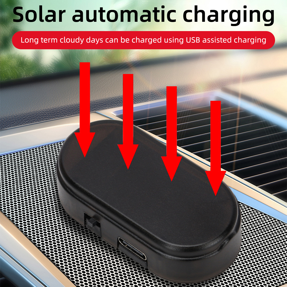 Car Mini LED Solar Warning Lig - огляд і ціна Lighting Interior Decor