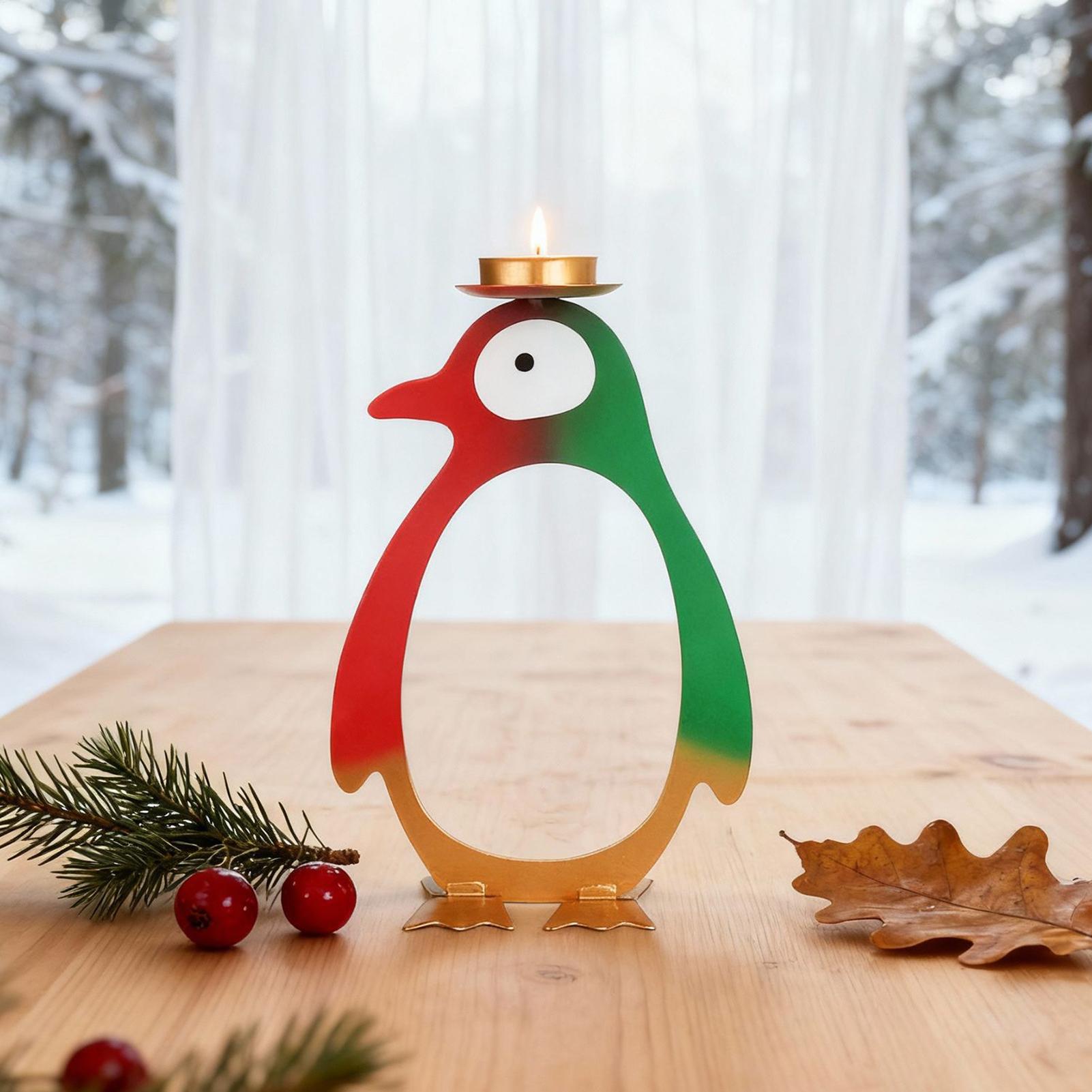 Tea Light Candle Holder Pengui - огляд і ціна Lighting Design Decor