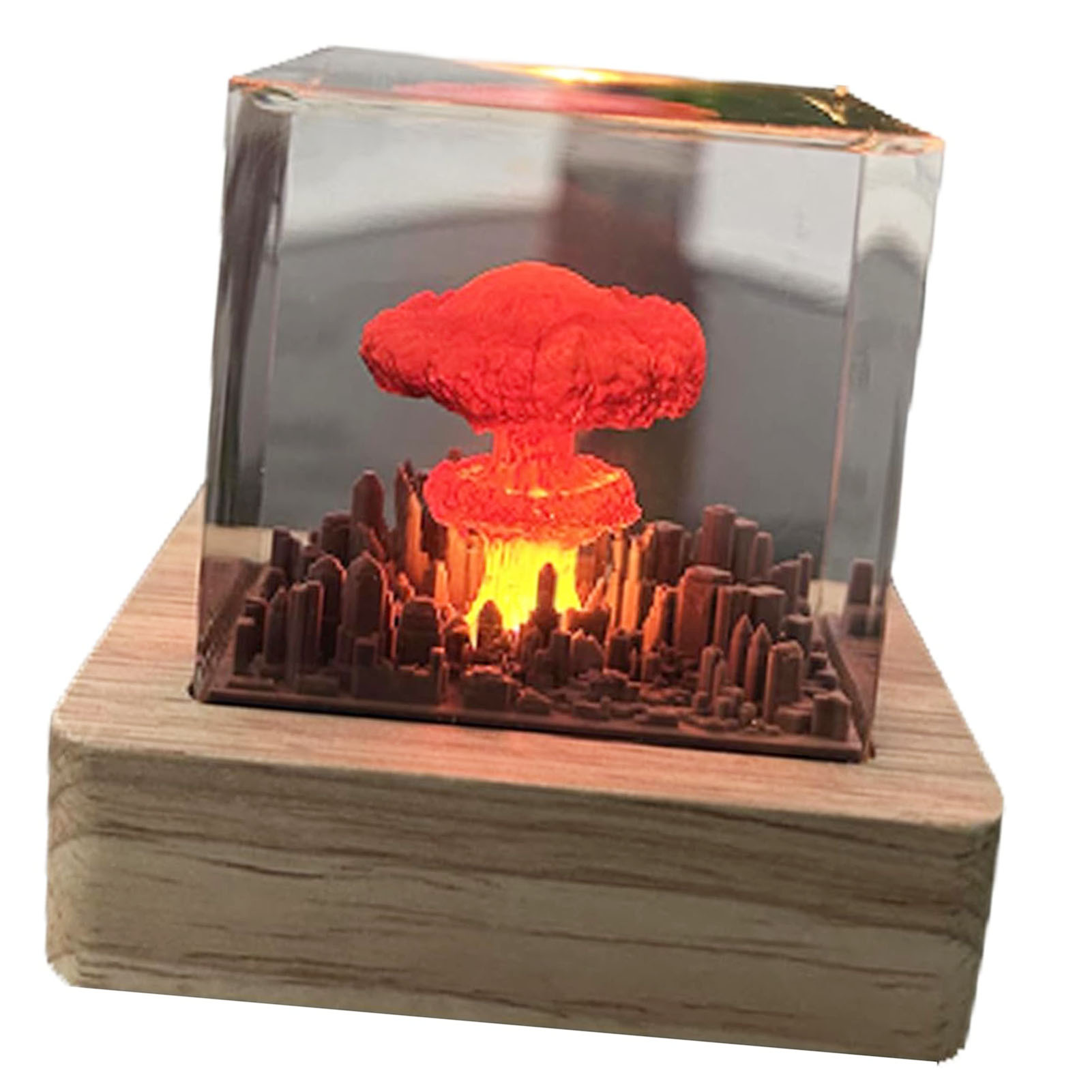 Resin Mushroom Cloud Nightligh - огляд і ціна Mushroom Table Lamp