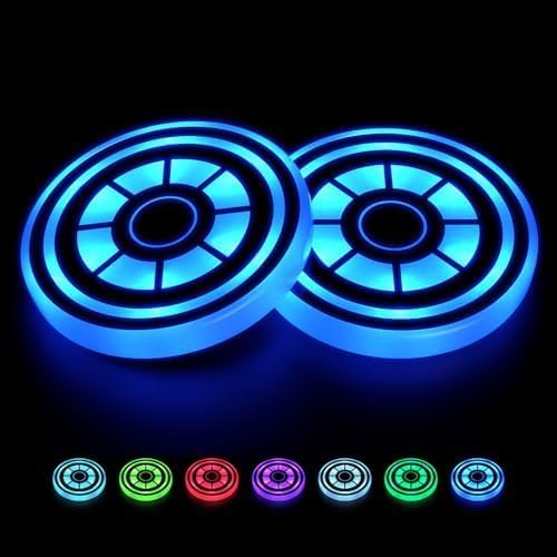 2PCS LED Car Cup Holder Lights - огляд і ціна Lighting Interior Decor