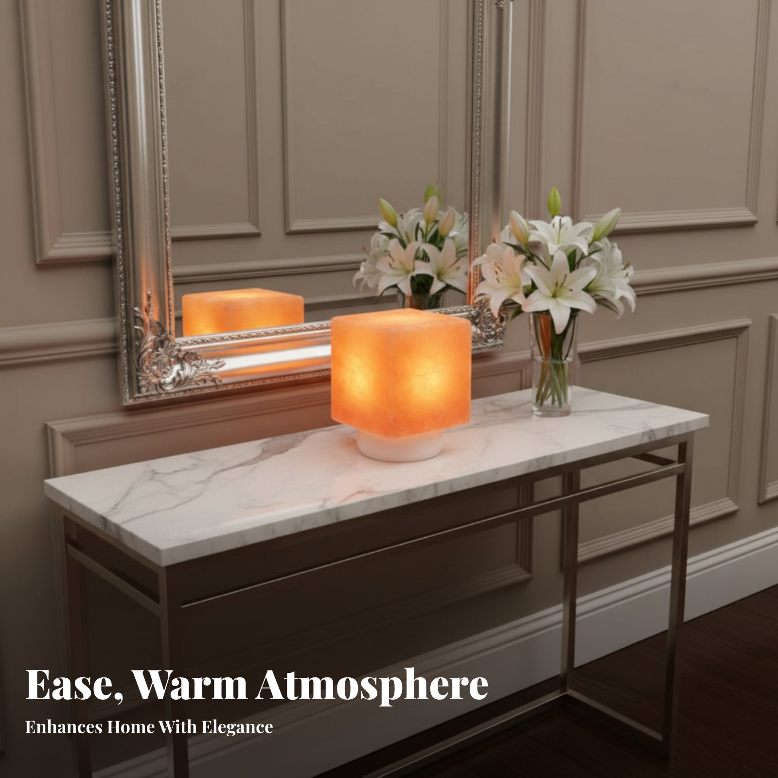 Square Crystal Salt Light, Him - огляд і ціна Lighting Design Decor