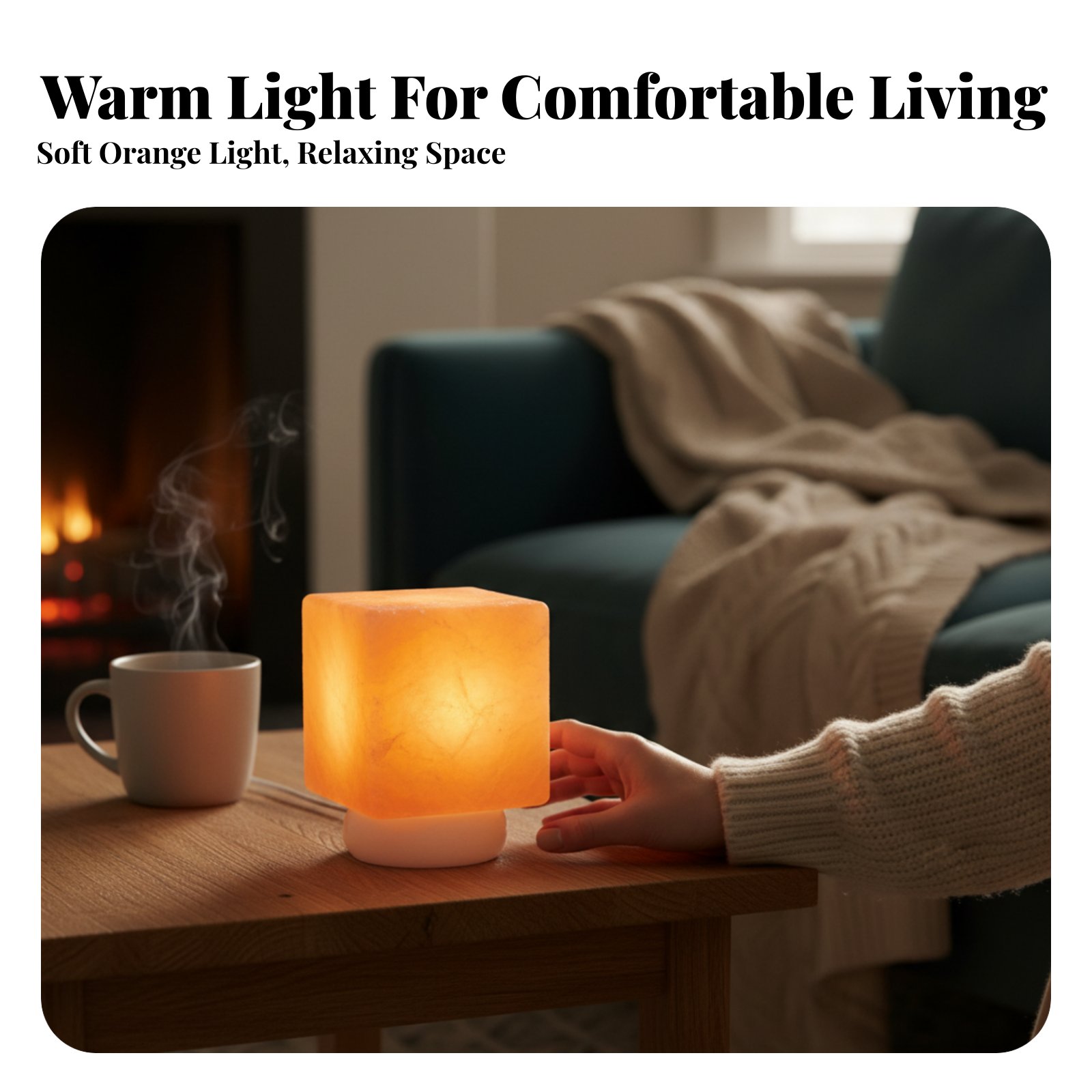 Square Crystal Salt Light, Him - огляд і ціна Lighting Design Decor