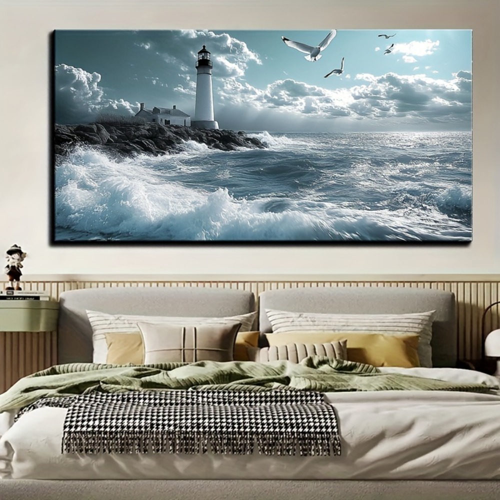 Ocean decor Beach wall art, Se - огляд і ціна Lighting Interior Decor