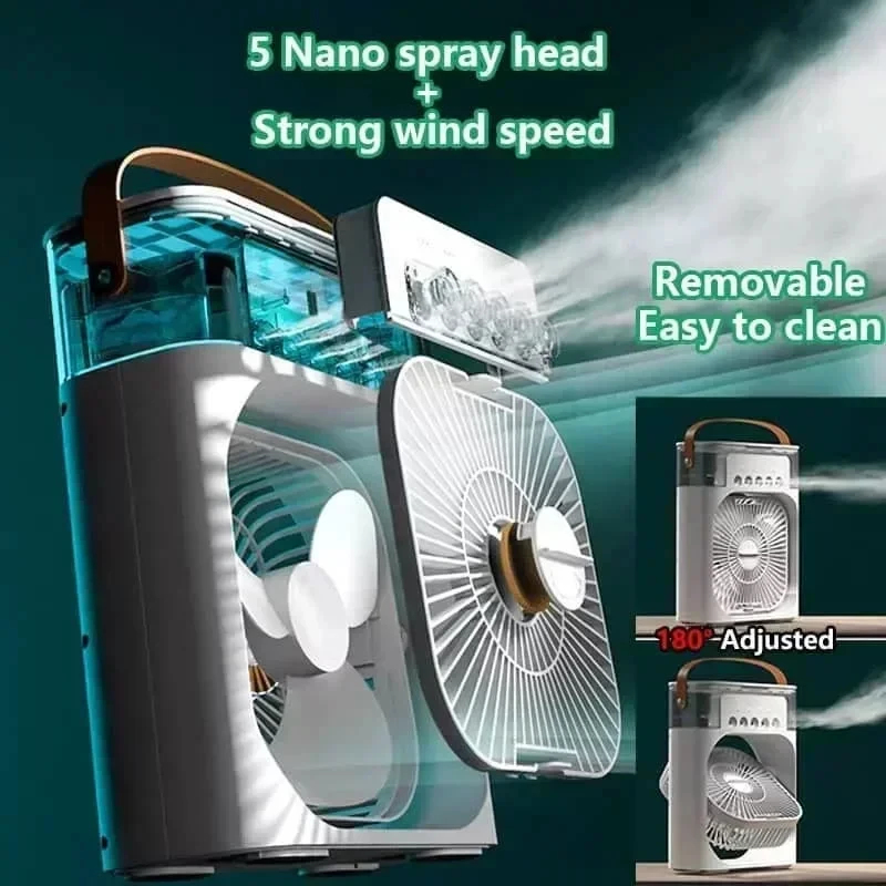 New 3 in 1 Portable Air Cooler - огляд і ціна Office Lighting Decor