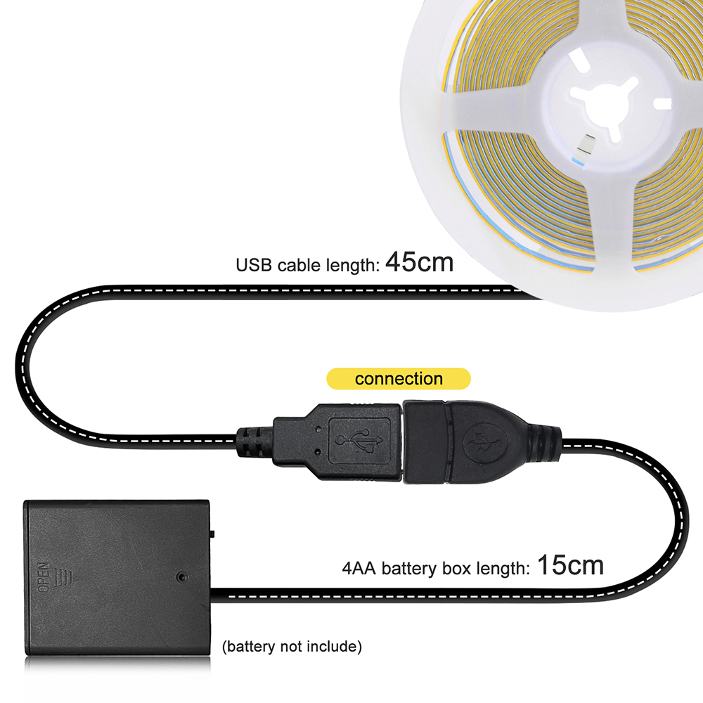 5V Switch Battery USB Power CO - огляд і ціна Decor Lighting Hours