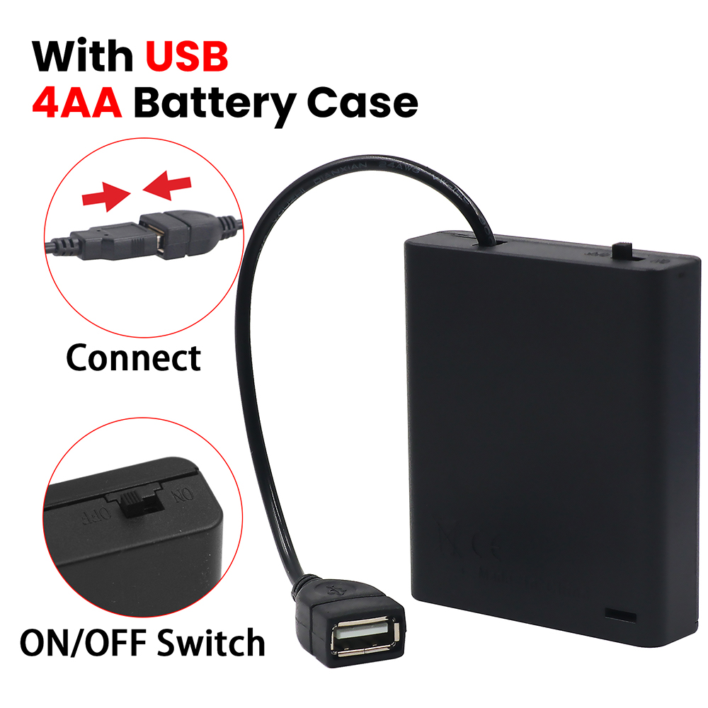 5V Switch Battery USB Power CO - огляд і ціна Decor Lighting Hours
