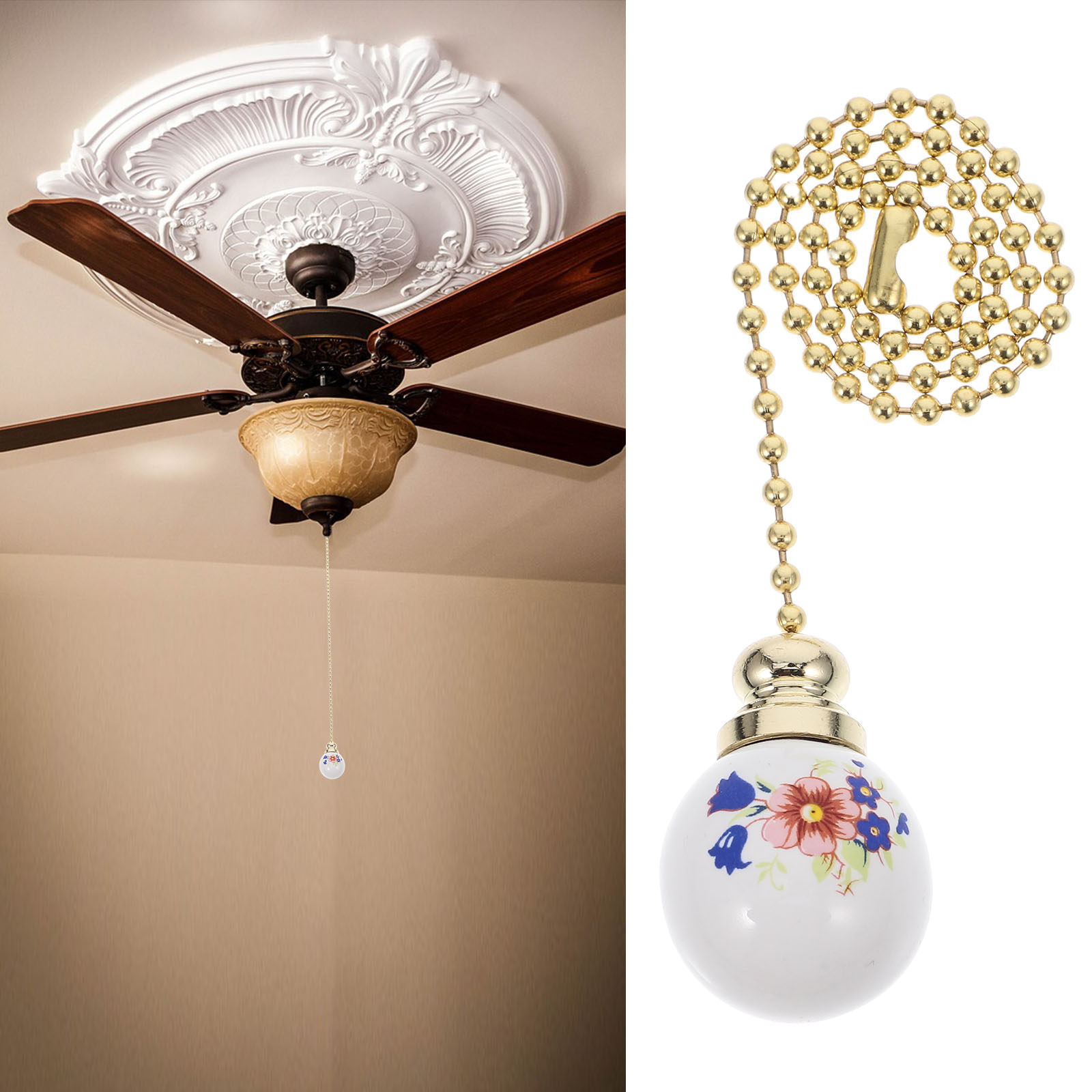 Vintage Style Pull Chain Ceili - огляд і ціна Decor Lighting Ceiling Fans