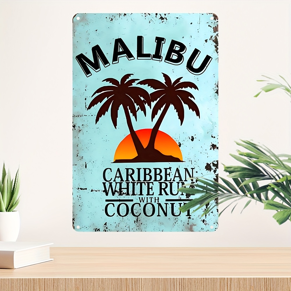 Vintage Malibu Coconut Rum Met - огляд і ціна Vintage Lighting Decor