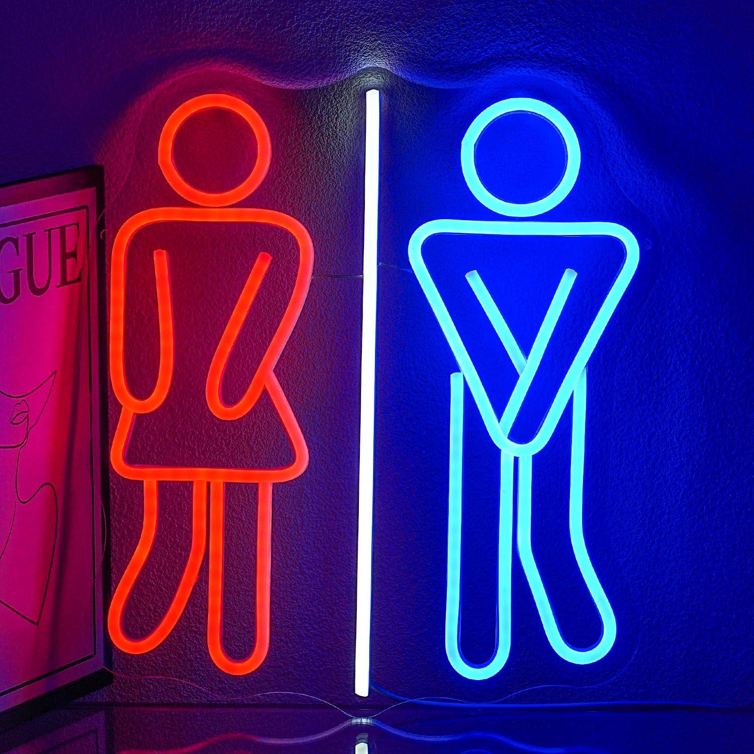 Restroom Neon Signs Toilets US - огляд і ціна Office Lighting Decor