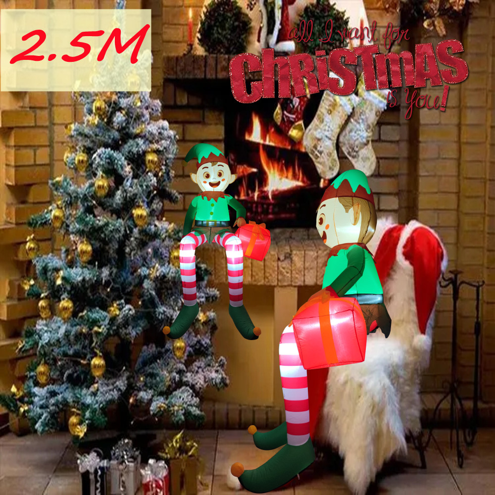2.5M/8.2FT Christmas Santa Inf - огляд і ціна Santa'S Elves Holiday Lighting & Decor Llc